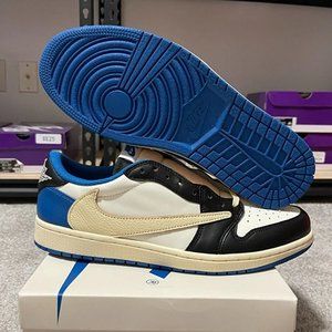 Air Jordan 1 Low Travis Scott Fragments Sz 8.5